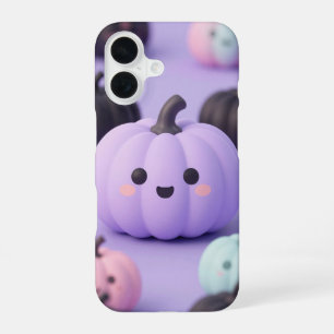 Funda Para iPhone 16 Pastel Pumpkin Patch Cute Halloween Case
