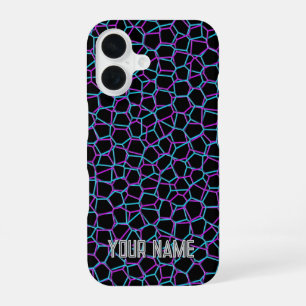 Funda Para iPhone 16 Patrón aleatorio de Entramado -