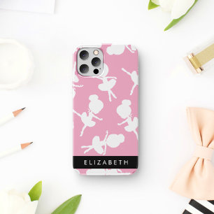 Funda Para iPhone 16 Patrón Ballerina, Chicas de ballet, baile, tu nomb