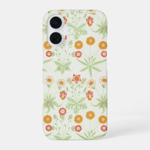Funda Para iPhone 16 Patrón Botánico Vintage de Margarita de William Mo