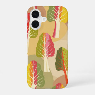Funda Para iPhone 16 Patrón de acelga colorida vintage
