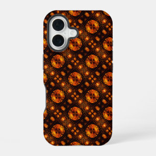 Funda Para iPhone 16 Patrón de arte abstracto elegante boho moderno dor