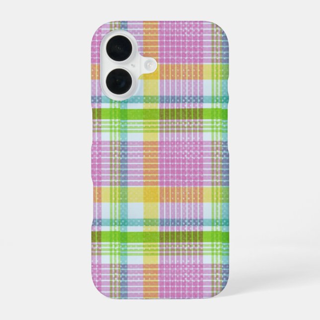 Funda Para iPhone 16 Patrón de bonito colocado (Reverso )