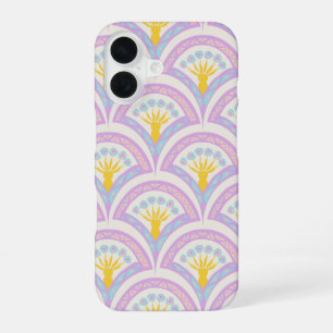 Funda Para iPhone 16 Patrón de concha de colores pastel