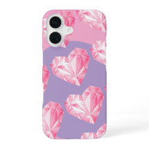 Patrón de Corazón de Diamante Rosa – Lindo y Elega
