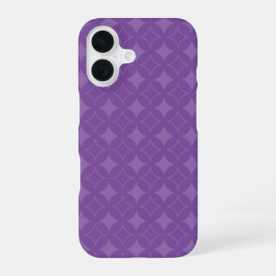 Funda Para iPhone 16 Patrón de envíos morados