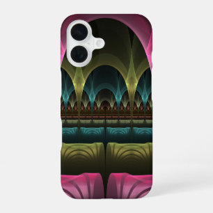 Funda Para iPhone 16 Patrón de fantasía especial Resumen Fractal colori