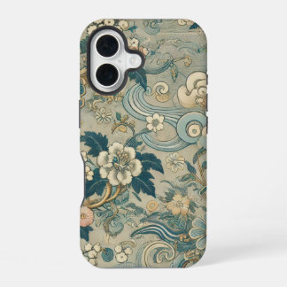 Funda Para iPhone 16 Patrón de jardín oriental