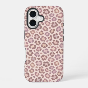 Funda Para iPhone 16 Patrón de leopardo femenino