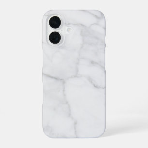 Funda Para iPhone 16 Patrón de mármol blanco boho chic