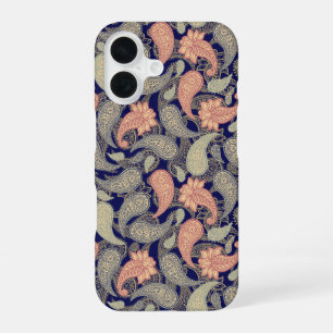 Funda Para iPhone 16 Patrón de paisley