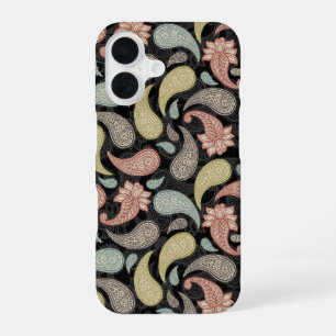 Funda Para iPhone 16 Patrón de paisley