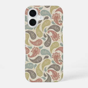 Funda Para iPhone 16 Patrón de paisley