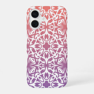 Funda Para iPhone 16 Patrón de superposición de baldosas españolas al a