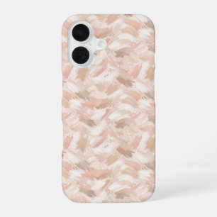 Funda Para iPhone 16 Patrón de trazo de pincel abstracto