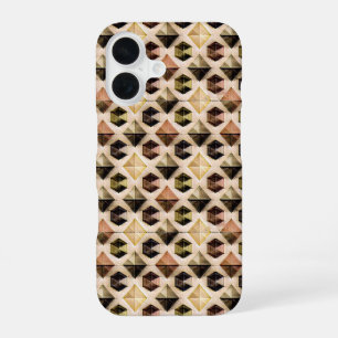 Funda Para iPhone 16 Patrón digital geométrico abstracto moderno 58