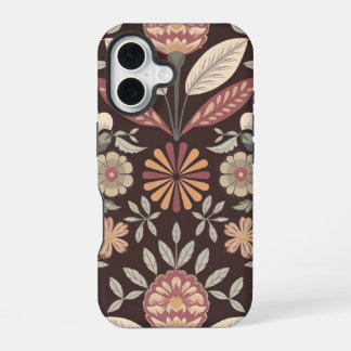 Funda Para iPhone 16 Patrón floral