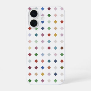 Funda Para iPhone 16 Patrón geométrico de diamante moderno