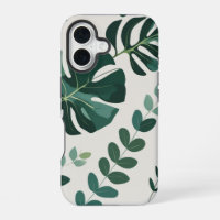Patrón minimalista de Monstera y vegetación - Mode