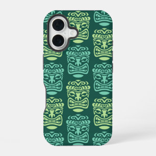 Funda Para iPhone 16 Patrón Retro Tiki Beach Bar