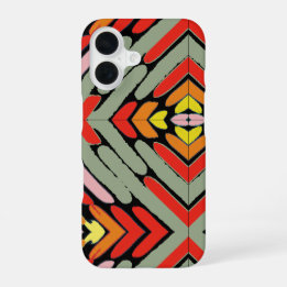 Funda Para iPhone 16 Patrón Tribal del Suroeste Artístico