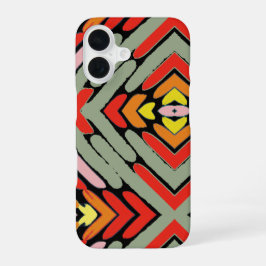 Funda Para iPhone 16 Patrón Tribal del Suroeste Artístico