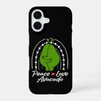 Paz Amor Aguacate Divertido Retro Amante de la Fru