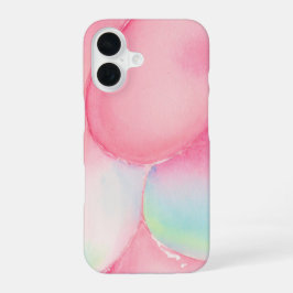 Funda Para iPhone 16 Peach Blossom - Ethereal Watercolor Art Phone Case