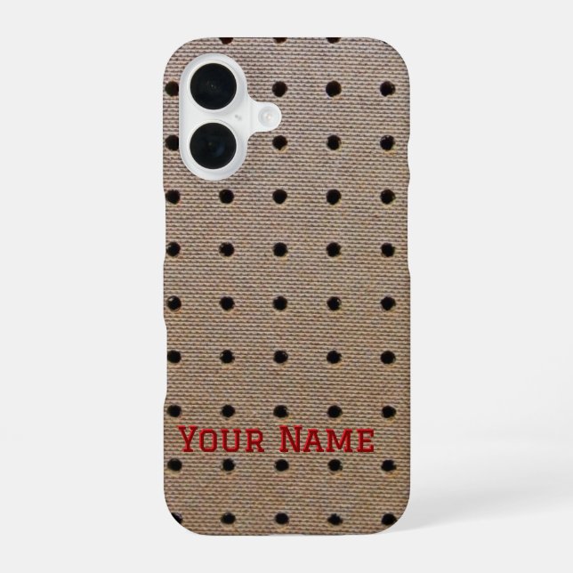 Funda Para iPhone 16 Peg Board - (Reverso )