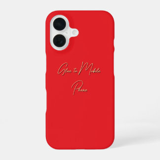Funda Para iPhone 16 Pegar al teléfono móvil