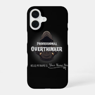 Funda Para iPhone 16 Pensador Profesional Divertido Nombre Personalizad