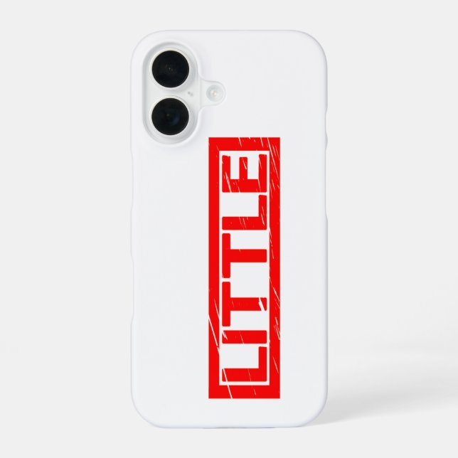 Funda Para iPhone 16 Pequeña estampilla (Reverso )