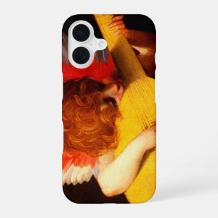 Funda Para iPhone 16 PEQUEÑO ANGEL JUGANDO música LUTE HACIENDO Cherub