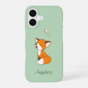 Funda Para iPhone 16 Pequeño Zorro Sueño