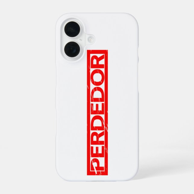 Funda Para iPhone 16 Perder Stamp (Reverso )