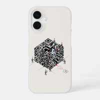 Perdido en el código QR - Arte geek de Maze
