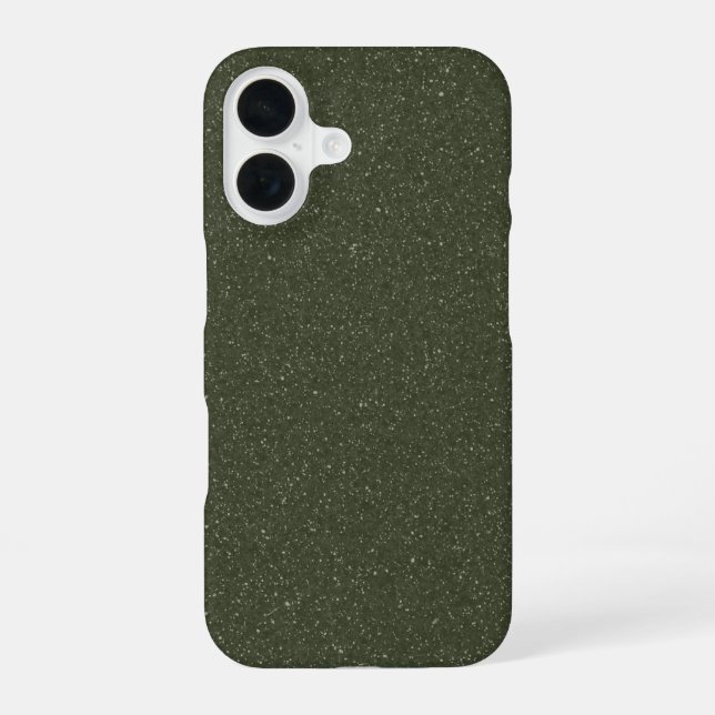 Funda Para iPhone 16 Personalizable Purpurina Moss iPhone 16 Funda (Reverso )