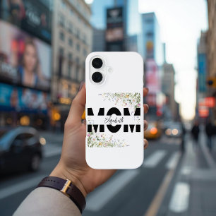 Funda para iPhone 16 personalizada con flores eleg