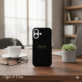 Funda para iPhone 16 personalizada con nombre e in