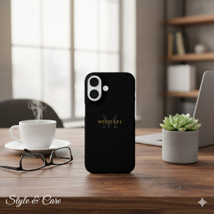 Funda para iPhone 16 personalizada con nombre e in