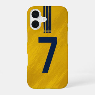 Funda para iPhone 16 personalizada en amarillo y a