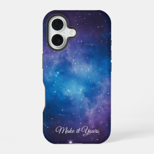 Funda Para iPhone 16 Personalizado Galaxy Nombre Teléfono Estuche - Art