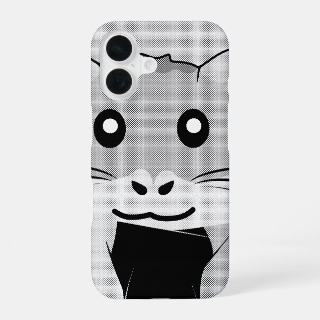 Funda Para iPhone 16 Personalizado Hamster Scarfed Joy (Reverso )