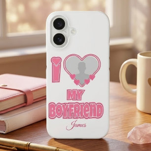 Funda Para iPhone 16 Personalizado Te Amo Mi Novio – Agregar Foto y Nom