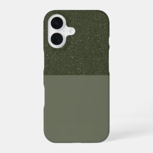 Funda Para iPhone 16 Personalizar Moss y Purpurina iPhone 16 Funda