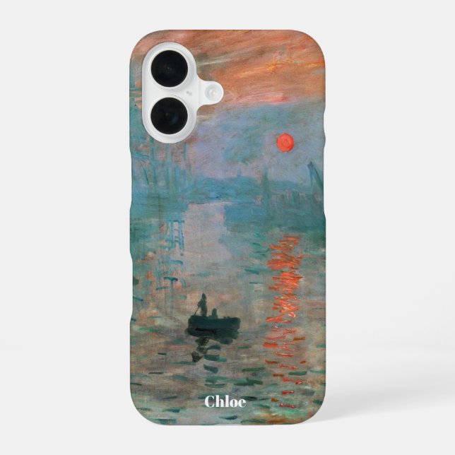 Funda Para iPhone 16 Personalized Monet Art Gift For Her (Reverso )