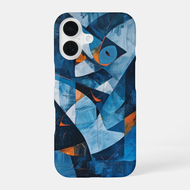 Funda Para iPhone 16 Pez Cubista (Reverso )