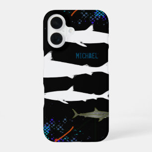 Funda Para iPhone 16 pez tiburón animal marino salvaje
