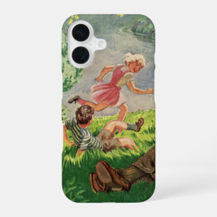 Funda Para iPhone 16 Picnic Familiar Divertido Bajo un Árbol con Sombra