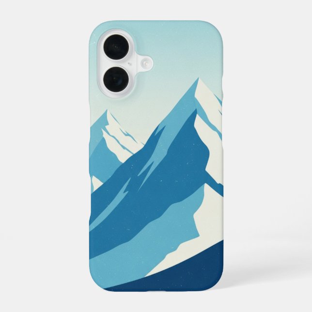 Funda Para iPhone 16 Picos Helados Vintage (Reverso )